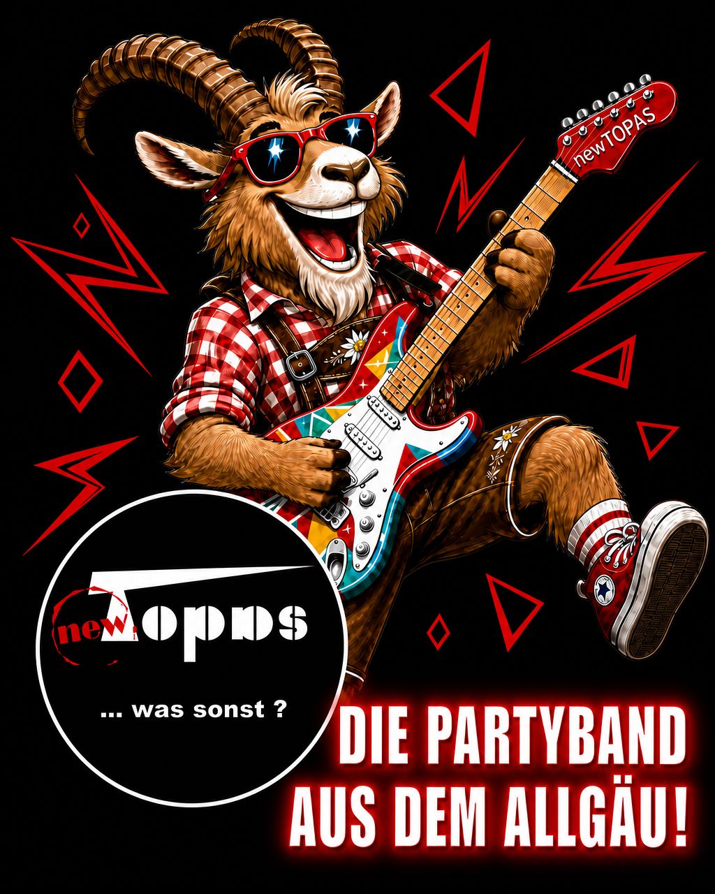 newTOPAS Band auf der Bühne
